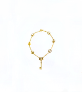 Gold PN III Key Necklace